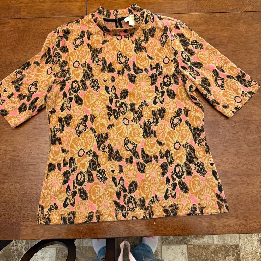 Maeve anthropology Floral Patterned Women's Top